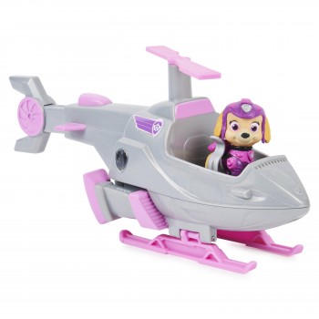 PAW Patrol De Film - Deluxe-speelgoedvliegtuig met verzamelfiguur van Skye PAW Patrol De Film - Deluxe-speelgoedvliegtuig met verzamelfiguur van Skye