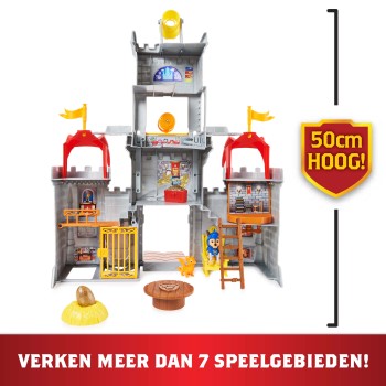PAW Patrol Rescue Knights - Transformerend Kasteel - 11-delige speelset met actiefiguren van Chase en minidraak Draco PAW Patrol Rescue Knights - Transformerend Kasteel - 11-delige speelset met actiefiguren van Chase en minidraak Draco