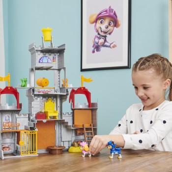 PAW Patrol Rescue Knights - Transformerend Kasteel - 11-delige speelset met actiefiguren van Chase en minidraak Draco PAW Patrol Rescue Knights - Transformerend Kasteel - 11-delige speelset met actiefiguren van Chase en minidraak Draco
