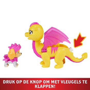 PAW Patrol Rescue Knights - Actiefigurenset met Chase en Draak Draco PAW Patrol Rescue Knights - Actiefigurenset met Chase en Draak Draco