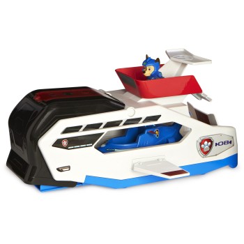 PAW Patrol Aqua Pups - Walvis Patroller-teamvoertuig met Chase-actiefiguur speelgoedauto en voertuigwerper PAW Patrol Aqua Pups - Walvis Patroller-teamvoertuig met Chase-actiefiguur speelgoedauto en voertuigwerper