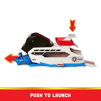 PAW Patrol Aqua Pups - Walvis Patroller-teamvoertuig met Chase-actiefiguur speelgoedauto en voertuigwerper PAW Patrol Aqua Pups - Walvis Patroller-teamvoertuig met Chase-actiefiguur speelgoedauto en voertuigwerper