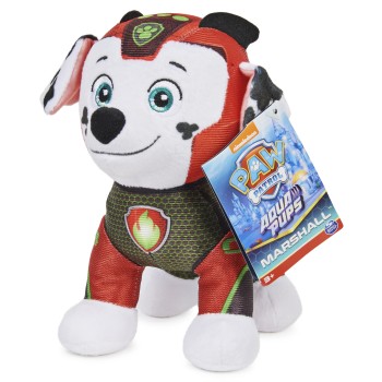 PAW Patrol Aqua Pups, Dierenknuffel van 20 cm, stijlen kunnen variëren PAW Patrol Aqua Pups, Dierenknuffel van 20 cm, stijlen kunnen variëren