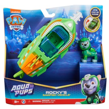 PAW Patrol Aqua Pups, Transformerend zeevoertuig met PAW Patrol-speelfiguur PAW Patrol Aqua Pups, Transformerend zeevoertuig met PAW Patrol-speelfiguur